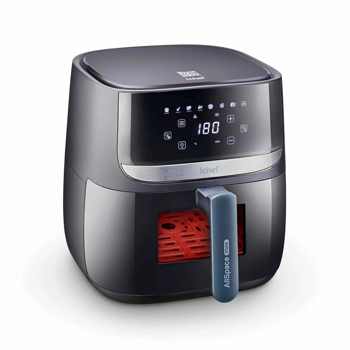 Fritadeira Elétrica Airfryer Vision Max Ichef Polishop 5,7L